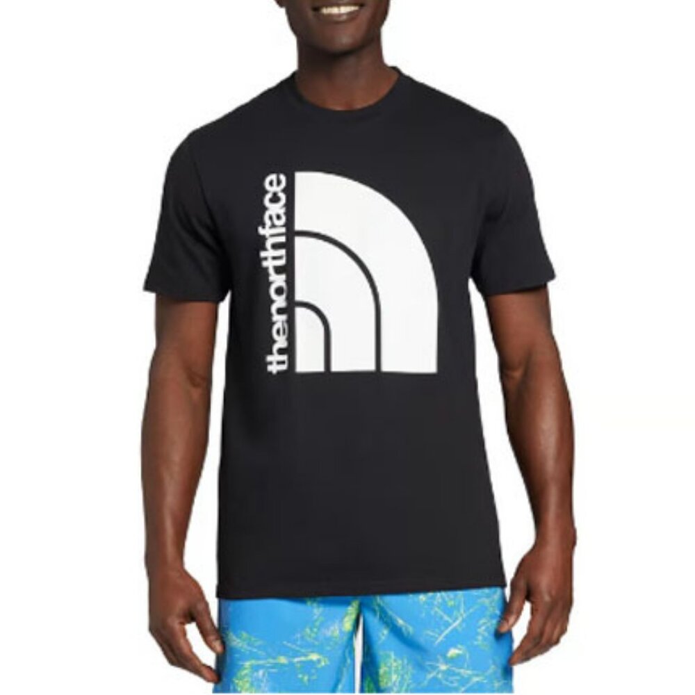 NWT The North Face Men’s Logo T-Shirt Black Sz L Streetwear Style Layering